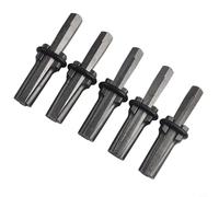 Kit d'outils à main pour fendre la pierre - Séparateurs de cale en métal de 18 mm pour roche, granit, marbre, béton - 5 pièces en acier au chrome vanadium avec longueur totale de 105 mm (SKU)