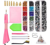 Kit d'outils applicateur Hot Fix, outil applicateur de strass - Ensemble d'outils de perçage à chaud précis,Pierres précieuses de cristaux multifonctionnelles pour chaussures, outil applicateur de cor