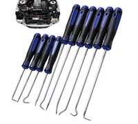 Kit d'outils avec crochets et pour de multiples utilisations, kit d'entretien 10 pièces avec outils à sonde, kit crochet de précision, pour utilisation dans l'atelier domestique, l'industrie