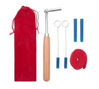 Kit d'outils d'accordage de piano professionnel portable à levier Jujube, sourdine et étui, marteau, ensemble de bricolage