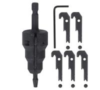 Kit d'outils d'alésoir SustVita avec embout en acier à haute teneur en carbone et 5 lames de rechange, tige de 1/4" pour élargir les trous dans les tubes électriques métalliques