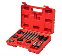 Kit d'outils d'alternateur avec embouts spéciaux et adaptateurs pour Bosch, Renault, VW, Audi, BMW, Mercedes, Ford, embouts 33 dents, douilles, pilon pour changement de rotule, embouts hexagonaux