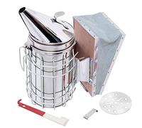 Kit d'outils d'apiculteur en acier inoxydable avec bouclier thermique 2 types d'outils d'apiculture