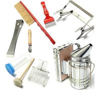 Kit D'outils D'apiculture Professionnels Accessoire D'apiculture Outils D'apiculture pour Apiculteur 8 Pcs Outils et Accessoires D’Apiculture pour Fournitures D’Apiculture