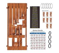 Kit d'outils d'apprentissage d'accords de guitare avec tableau d'accords complet et guide d'entraînement, facile à utiliser pour les débutants, idéal pour les études à la maison et la musique