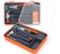 Kit d'outils de 19 pièces - Kit d'outils de bricolage et de réparation indispensables pour la maison