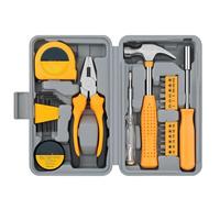 Kit d'outils de bricolage domestique 24 pièces, mini outils à main avec pince, clé, marteau, tournevis, pour l'entretien et la réparation du bureau à domicile