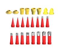 Kit d'outils de buse en caoutchouc intégré réutilisable avec base amovible pour fenêtre, verre, mur et verre