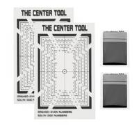 Kit d'outils de centrage pour classement de cartes - avec chiffon de nettoyage - Outil de centrage de carte de précision pour les soumissions de cartes classées PSA et BGS - Assure un centrage précis