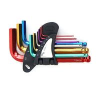 Kit D'outils de clé Hexagonale à extrémité Sphérique pour un Entretien Efficace, Installation de Bricolage, Jeu de 9 Clés Métalliques pour une Utilisation Pratique (BH 205-HM)