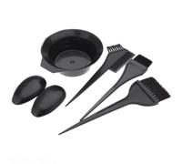 Kit d'outils de coloration pour cheveux : kit de coloration et de blanchiment des cheveux avec bol de coloration pour cheveux, pinceaux de teinture, cache-oreilles, kit complet de coloration pour