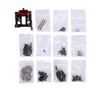 Kit d'outils de commutateur d'extrudeur Haute précision Aliage d'aluminium durable Aliage Aliage avec des bagues de guidage Fichettes et vis pour le brûleur rapide du dragueur