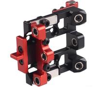 Kit d'outils de commutation pour VORON 2.4 StealthChanger, tête d'extrudeuse à changement rapide avec 6 tarauds PCB CNC en aluminium léger rouge 4,5 x 4,3 x 6 cm 113 g pour la continuité du flux de