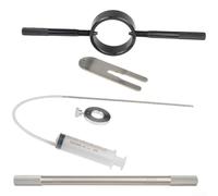 Kit d'outils de compresseur de ressort de fourche de moto avec compresseur de ressort de valve en aluminium pour un service complet de fourches de vélo de rue inversées (D)