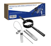 Kit d'outils de compresseur de ressort de fourche de moto universel compatible avec la plupart des fourches à l'envers et motos