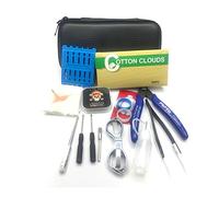 Kit d'outils de construction de bobine de bricolage, gabarit de bobine, pince à épiler en céramique, ensemble de bobines, outil de coupe de bobine, kit d'outils de vapotage 15 en 1 pour les amateurs