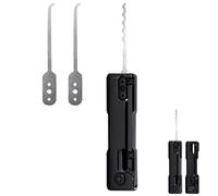 Kit d'outils de crochetage de serrure, professionnel, design compact et portable, idéal pour les casiers scolaires, les casiers de gym, les boîtes à outils, le stockage de hachage, idéal pour les