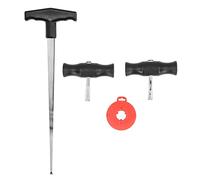 Kit D'outils de D¨¦montage de Pare-brise de Voiture 4 Pi¨¨ces, Kit de R¨¦paration de Vitre Universel Outil de D¨¦montage de Pare-brise, Poign¨¦e de D¨¦montage de Fen¨ºtre, Enfileur,