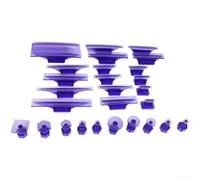 Kit d'outils de débosselage de 28 pièces avec languettes de colle en nylon pour débosselage sans peinture sur les voitures, comprend plusieurs formes pour différentes tailles de bosses