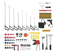 Kit d'outils de débosselage - vidaXL - 75 pcs - Acier inoxydable - Argent