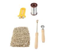 Kit d'outils de démarrage Apiculteur | Tire de câble de Fil et de Trait de boîte avec œillets en cuivre | Fils de Fer pour la Fondation de Peigne/Construction de Cadre | Cuivre