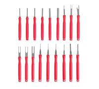 Kit d'outils de démontage de bornes, éjecteurs de bornes for voiture, extracteur de broches for connecteurs de fils électriques(18pcs)