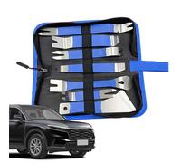 Kit d'Outils de Démontage de Garniture Auto - Kit de 7 Outils de Levier pour Habillage Intérieur de Portières - Fournitures Anti-Dérapant pour Démontage, Installation, Remplacement et Entretien de
