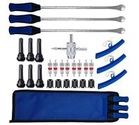 Kit d'outils de démontage de pneus | Cuillères de pneu de moto | Ensemble de fer pour le retrait des pneus | Outils de démontage de roue | Kit d'outils de changement de pneu en fer pour moto