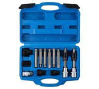 Kit d'outils de démontage de poulie de roue libre d'alternateur de 13 pièces avec douilles et embouts M8/M10/T40/T50 pour réparation automobile