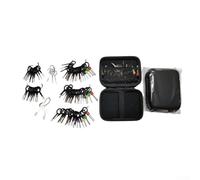 Kit d'outils de démontage de terminal automobile 60 pièces pour extraction de broches de faisceau de câbles - Acier inoxydable et ABS, poignées à joint torique, étui de rangement inclus