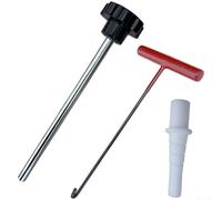 Kit d'outils de démontage de valve de pneu sans chambre à air, poignée antidérapante, installation de tige pour voiture, moto, outils en caoutchouc multi-pièces pour réparation et entretien (noir)