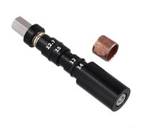 Kit d'outils de démontage et d'installation de bague d'amortisseur arrière pour VTT - Alliage d'aluminium et acier inoxydable, 13 x 9 x 3 cm, compatible avec DU (noir)