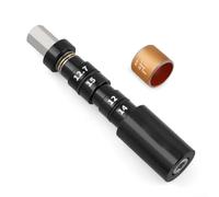 Kit d'outils de démontage et d'installation de douille d'amortisseur arrière pour VTT et composants de suspension à aiguilles - Alliage d'aluminium et acier inoxydable - 13 x 9 x 3 cm - 70 g (noir)