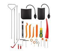 Kit d'outils de dépose de garniture en acier inoxydable, 24 pièces, outil de longue portée de 67 pouces, kit d'outils de réparation de voiture, ensemble d'outils multifonctionnels robustes for voiture