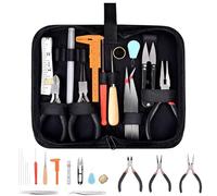 Kit D'outils De Fabrication De Bijoux - Ensemble Complet D'artisanat De Perles De 360 g Avec Pinces Et Fils | Boîte D'accessoires De Réparation DIY | Organisateur D'artisanat Professionnel, Collier