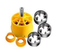 Kit D'outils De Fabrication De Filetage En PVC Enfileur De Tuyaux Ensemble D'outils De Plomberie Avec Matrices De 1/2 Pouces 3/4 Et 1 Pouce Robinet En Plastique Tuyau Électrique 7 Pièces