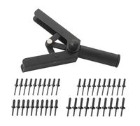 Kit d'outils de fixation de rivetage anti-41 pièces avec outil d'installation rapide pour réparation de voiture à domicile