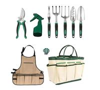 Kit d'outils de jardin - 11 accessoires de plantation et de tombe - Outils de jardin à main - Pour jardiniers amateurs, maman, papa, grand-mère, hommes, femmes, pelouse, arrière-cour