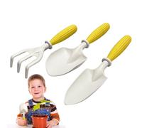 Kit d'outils de Jardin pour - 3 pièces - Mini Jouets sûrs pour Tombe et Crevasse - Outils de Jardin pour - pour débutants et Famille, Filles, Cour, Jardin, pelouse et extérieur