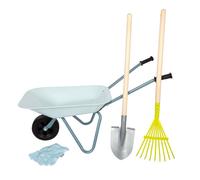 Kit d'outils de jardinage avec brouette