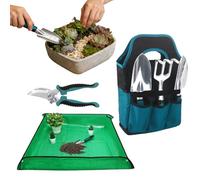 Kit d'Outils de Jardinage,Cultivateur Portable Multifonction en d'Aluminium,Kit d'Outils de Jardin Extérieur - Soin des Plates-Bandes, d'Intérieur et Ameublir la Terre