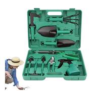 Kit d'Outils de Jardinage - Manche Ergonomique Anti-Dérapant pour Aide à la Plantation Manuelle - Set de Jardinage Résistant pour Usage Intensif,pour Patios, Porches, Cours, Balcons, Terrasses et Allé