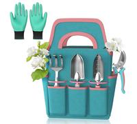 Kit d'outils de jardinage - Râteau élagueuse avec gants inclus, kit de jardinage avec transport | pour jardin, terrasse, balcon, pelouse extérieure et intérieure