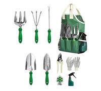 Kit d'Outils de Jardinage,Sécateur Pelle Râteau | Outils De Jardin en 11 Pièces - pour Femmes Débutants Jardiniers Amateurs Espaces Verts