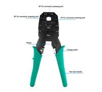 Kit d'outils de Maintenance et de réparation de câbles réseau, testeur de câblage, accessoires ABS portables YGP109