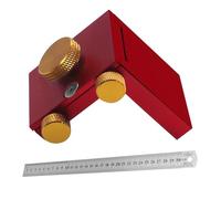 Kit d'Outils de Marquage pour Menuiserie - de Traçage en Aluminium, Jauge de Marquage, Règle d'Architecte pour Travaux de Charpenterie, Équerre de Traçage en T, Outil de Scribe pour Mise