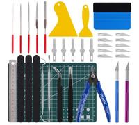 Kit d'outils de modèle 30pcs, Hobby Basic Tool Craft Set, Kit d'outils d'artisanat de Base de modèle, Kit d'outils de Construction de Hobby, pour la réparation et la Fixation