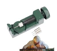 Kit d'outils de montre - Outil de retrait de goupille de chaîne de bracelet, outil de raccourcissement de montre, réglable en hauteur, anti-magnétique, étanche, résistant aux chocs, ajusteur rapide
