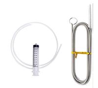 Kit d'outils de nettoyage pour débouchage de canalisation, pelle de dégivrage pour réfrigérateur, déboucheur et kit de nettoyage pour réfrigérateur pour tuyau et évier (3 pièces)