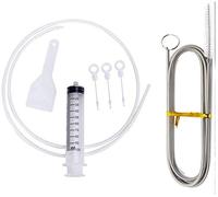 Kit d'outils de nettoyage pour débouchage de canalisation, pelle de dégivrage pour réfrigérateur, déboucheur et kit de nettoyage pour réfrigérateur pour tuyau et évier (7 pièces ensemble-A)